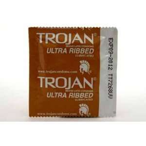  Trojan Ultra Ribbed Lubricated Condom (3pack) Case Pack 18 