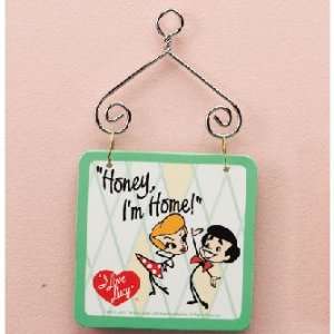  I Love Lucy Im Home Hanging Sign *SALE*: Sports 