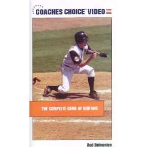  BaseballComplete Game of Bunting [VHS] Rod Delmonico 
