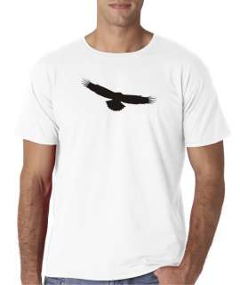 Mens Bird Silhouette Animal T Shirt Tee Wildlife Graphic  