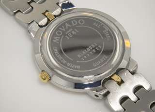 Movado Two tone Stainless Steel Ladies Watch  