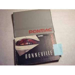  1996 Pontiac Bonneville Owners Manual Pontiac Books