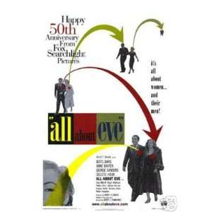  All About Eve Single Sided 27x40 Original Movie Poster 