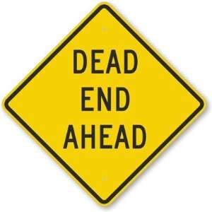  Dead End Ahead Diamond Grade Sign, 24 x 24 Office 