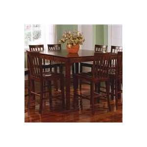    Pines Counter Height Dining Leg Table With Leaf: Home & Kitchen