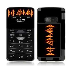   LG enV2  VX9100  Def Leppard  Logo Skin Cell Phones & Accessories
