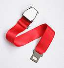 airplane airline seat belt extension extender in red returns accepted