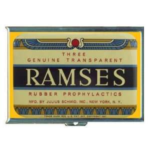  Ramses Vintage Condom Tin 1947 ID Holder, Cigarette Case 