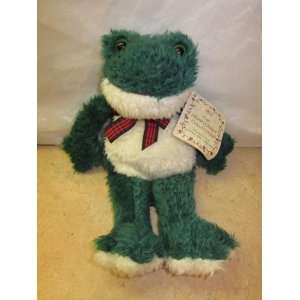   Russ Heartcraft Collection Green Frog Fribbit 11 Plush: Toys