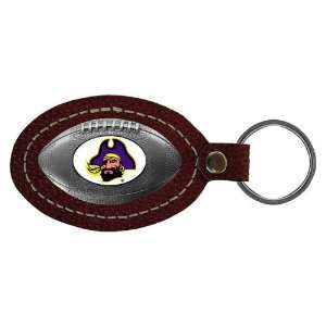  East Carolina Pirates NCAA Football Key Tag (Leather 