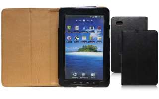 New Leather Case Cover f Samsung Galaxy Tab P1000 BL  