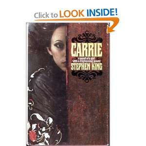   Carrie, a novel of a girl with Frightening Power Stephen King Books