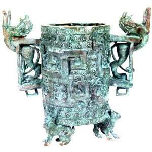 Metropolitan Galleries SRB81391 Vase Bronze:  Home 
