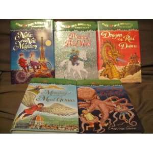 Magic Tree House Book Set, Books 35 39: Night of the New Magicians 