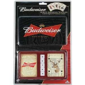  Budweiser Playing Cards in Collectible Tin Box: Sports 
