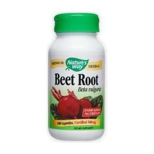  Natures Way Beet Root 500mg, 100 Capsule Health 