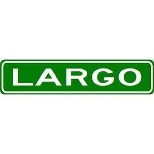 LARGO City Limit Sign   High Quality Aluminum  Sports 