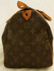 LOUIS VUITTON Monogram Speedy 35 LV Bag Handbag M41524 Vintage Purse 