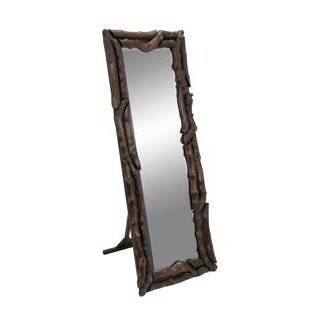   Extra Long Contemporary Silver Wall Mirror Full Length: Home & Kitchen
