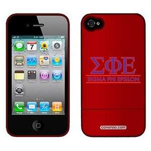  Sigma Phi Epsilon name on AT&T iPhone 4 Case by Coveroo 