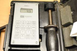 DELMHORST RDM 1 Moisture Meter, Hammer Probe, Needles and Hard Case 