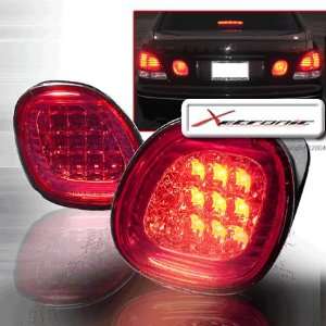   02 Lexus GS300, GS400 LED Trunk Tail Lights   Red (Pair): Automotive