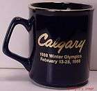 Maxwell House Logo Calgary Olympics 1988 China Coffee Mug