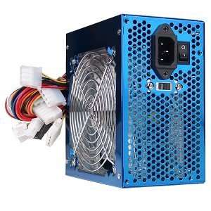  PoWork 600W 20+4 pin ATX Power Supply with SATA & LEDs 