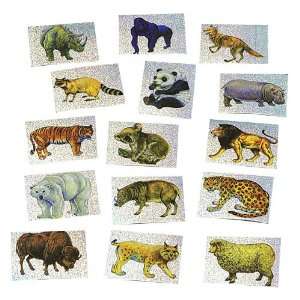  Wild Animal Prism Stickers Toys & Games