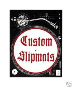 Glowtronics 100 Custom DJ Turntable Slipmats  