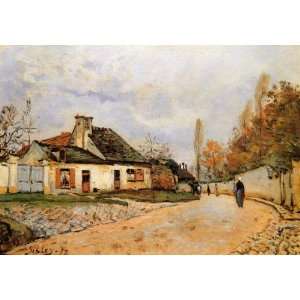   Street in Louveciennes Alfred Sisley Hand 