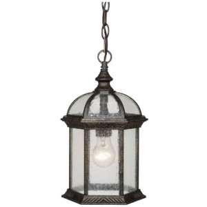    13.5 H Chateau Gold Stone Outdoor Pendant Light