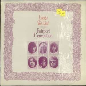    Liege & Lief   palm tree sunrise label Fairport Convention Music