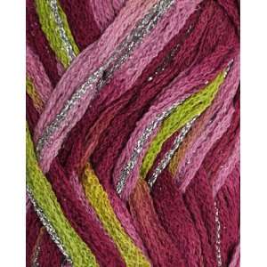  Knitting Fever Broadway Yarn 6 Lime/Pink/Rose: Arts 