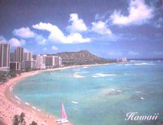 Hawaii Waikiki Beach Mouse Pad from Hawaiian Islands  