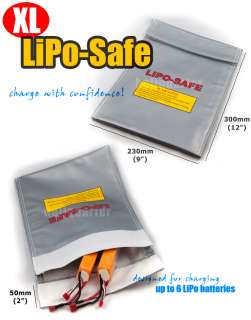 Fireproof LiPo Safe Guard bag Battery Charging Sack *XL  