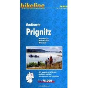  Prignitz Cycle Map Gps (9783850001830) Books