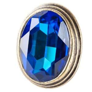  Avant Garde Deep Blue Swarovski Crystal Ring Jewelry
