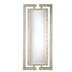    Stately Wall Mirror with Dual Wooden Frames