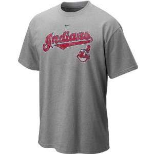   Nike Cleveland Indians Ash Outta The Park T shirt: Sports & Outdoors