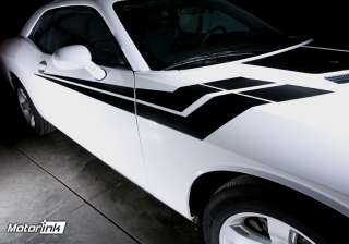   Dodge Challenger Harsh Marks Side Stripe decal r/t hemi 2010 2012 2013