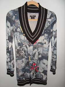 Neslay Paris Sweater Dress Top size M  