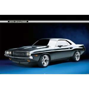  1970 Ford Challenger Cool Sports Car PAPER POSTER measures 