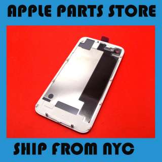 OEM iPhone 4s 4Gs White Glass Rear Back Battery Cover Assembly USA 