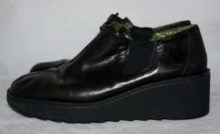 Donald J. Pliner Stella Black Leather Boots Italy sz 6  