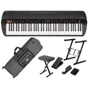  Korg SV 1 73 Stage Piano   Black STAGE ESSENTIALS BUNDLE 