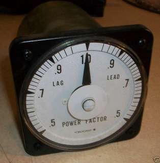 Yokogawa Analog Power Factor Meter 103472FCAD7 NEW  