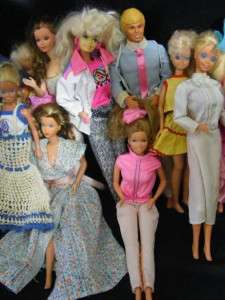 VINTAGE Lot of 16 Ken & Barbie DOLLS EXC CONDITION 1966 through 1987 
