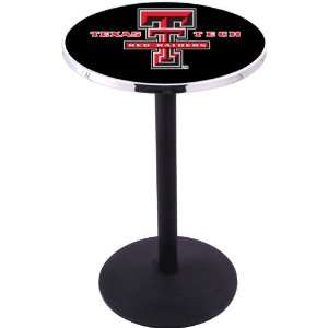  Texas Tech University Pub Table with 214 Style Base: Home 