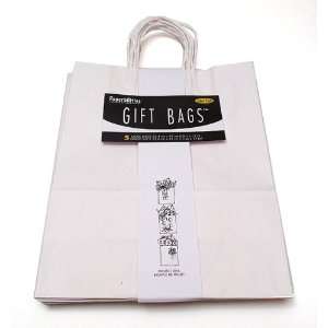  Gift Bag White Pack/5 